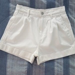 Gap White Jean Shorts